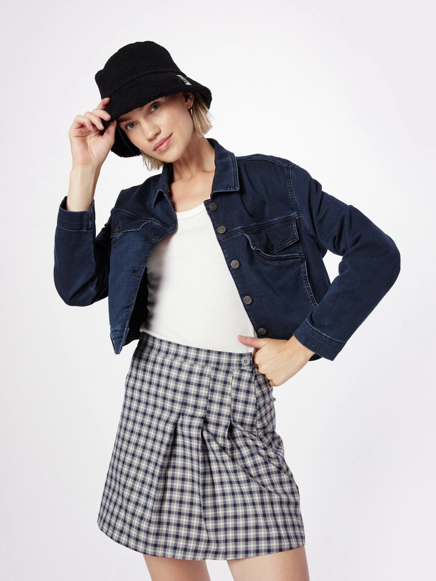 GANG Spijkerjasjes Tussenjas ALESSIA Dames Blauw 5 GANG Spijkerjasjes Tussenjas ALESSIA Dames Blauw - Afbeelding 3