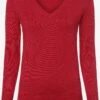 Marie Lund Basic Truien Trui Dames Rood -Winterkledingwinkel Voor Dames ac38ca5a040d35428d048812f586f3bb