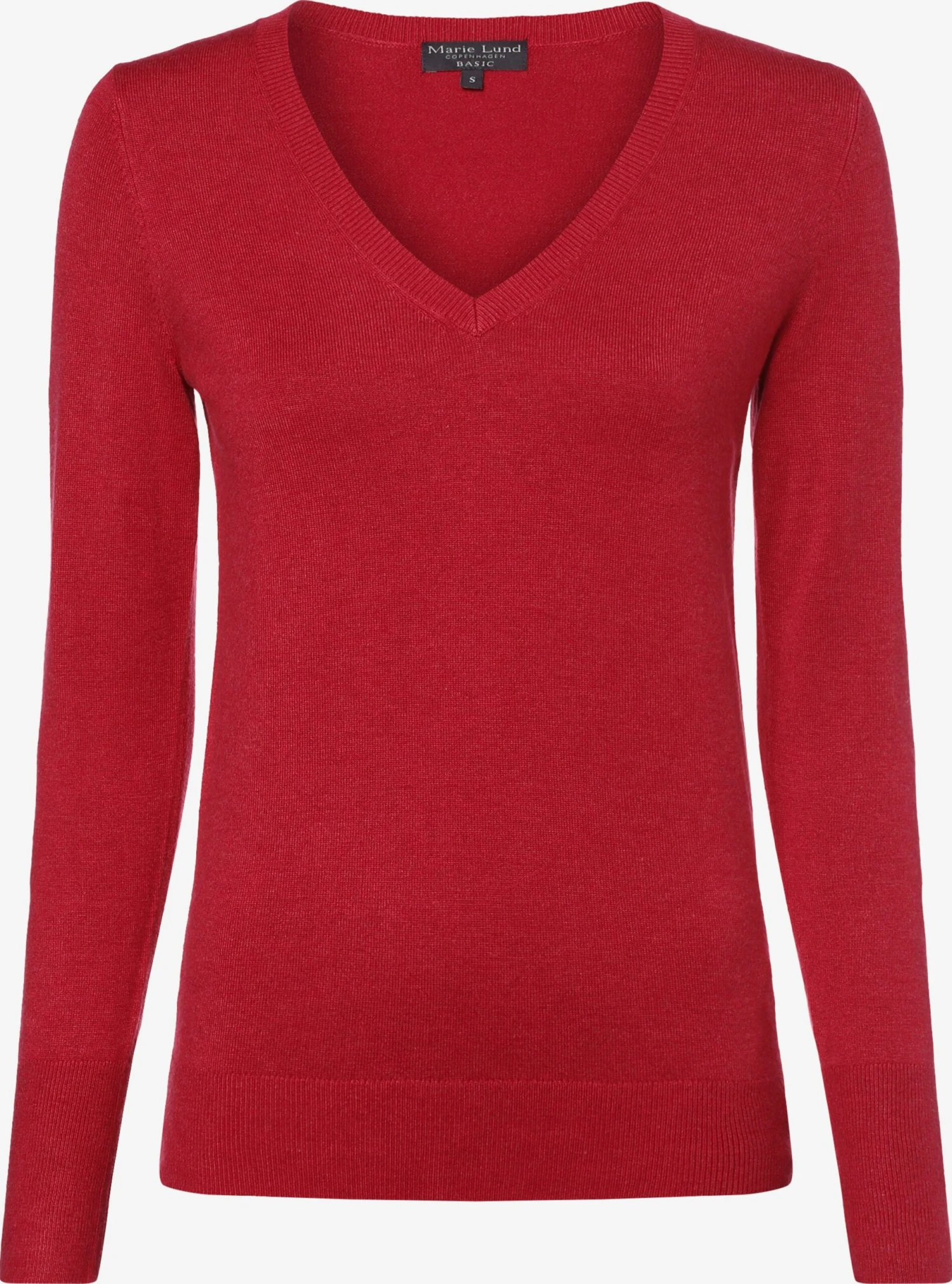 Marie Lund Basic Truien Trui Dames Rood 3 Marie Lund Basic Truien Trui Dames Rood