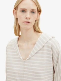 Tom Tailor Hoodies Trui Dames Greige -Winterkledingwinkel Voor Dames ac4263ec5762db3888824258ce5d7e1f