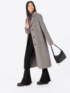 True Religion Wollen Mantels Tussenmantel Dames Grijs Gemêleerd -Winterkledingwinkel Voor Dames af19a509d66861dab3ee47930edec19e