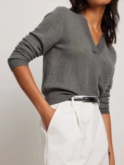 NA-KD Basic Truien Trui Dames Donkergrijs -Winterkledingwinkel Voor Dames afd15a5795603b557d4d943f614cb286