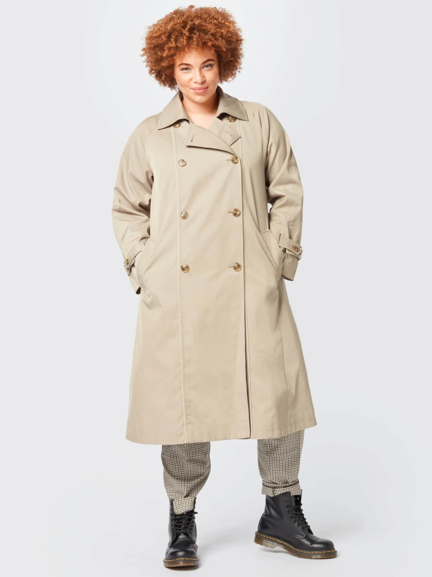 PERSONA BY MARINA RINALDI Trenchcoats Tussenmantel TIMO Dames Lichtbeige 5 PERSONA BY MARINA RINALDI Trenchcoats Tussenmantel TIMO Dames Lichtbeige - Afbeelding 3