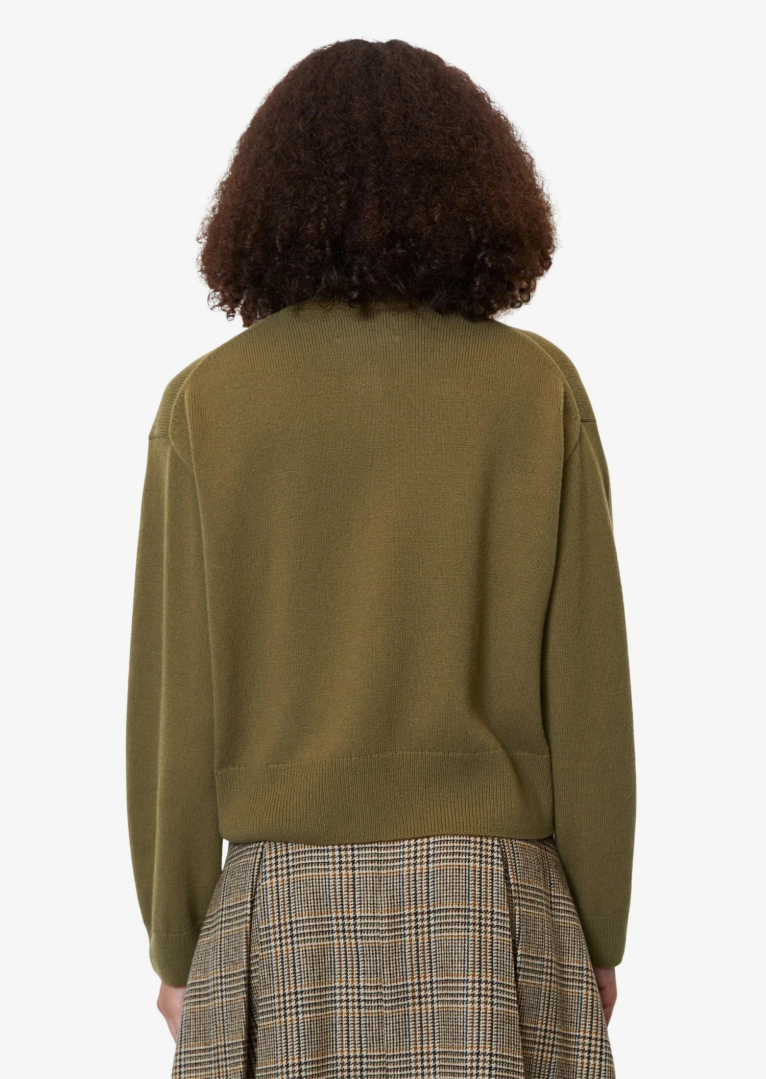 Marc O'Polo Vesten Gebreid Vest Dames Groen 7 Marc O'Polo Vesten Gebreid Vest Dames Groen - Afbeelding 5