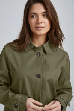 Fransa Tussenmantels Tussenmantel FRESCAS 1 Dames Olijfgroen -Winterkledingwinkel Voor Dames b4417f1c9785ce05f558b1d8272d5007