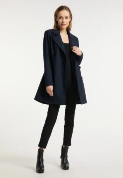 Korte Mantels Tussenmantel Dames Donkerblauw -Winterkledingwinkel Voor Dames b622fb8c008b273bc79061ebabbf365b