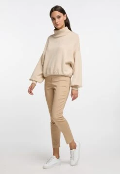 RISA Coltruien Trui Teylon Dames Donkerbeige -Winterkledingwinkel Voor Dames b7259c2ca988949622cf957eae2324f1