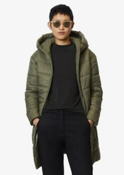 Marc O'Polo Tussenmantels Tussenmantel Dames Olijfgroen -Winterkledingwinkel Voor Dames b77f4764853ccb36abf8c27e1b0d1dae