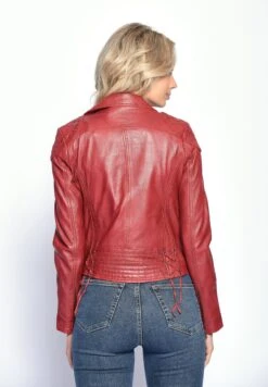 Maze Leren Jassen Tussenjas Ibiza Dames Rood -Winterkledingwinkel Voor Dames b909ad532125492fd4bbf7d08c066001