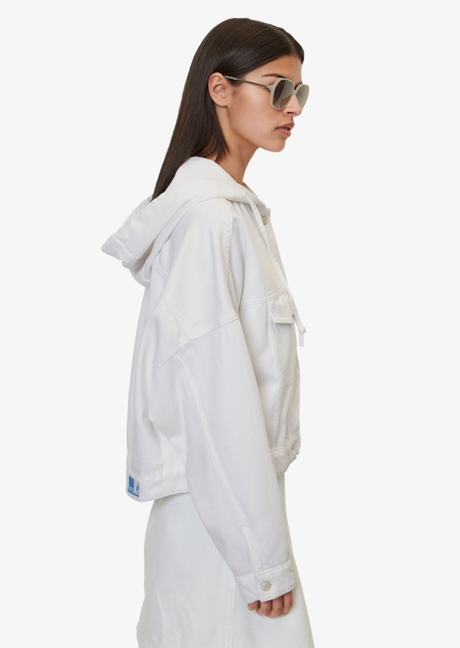 Marc O'Polo DENIM Spijkerjasjes Tussenjas Dames Wit 6 Marc O'Polo DENIM Spijkerjasjes Tussenjas Dames Wit - Afbeelding 4