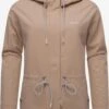 Ragwear Regenjassen Functionele Jas Urbanna Remake Dames Lichtbruin -Winterkledingwinkel Voor Dames ba9b37709d9d9c2baa480031098db690