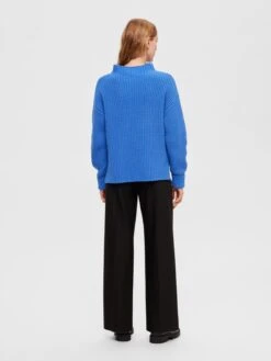 Selected Femme Basic Truien Trui Selma Dames Royal Blue/koningsblauw -Winterkledingwinkel Voor Dames baa79da54c937f0da4b36375ffe27973