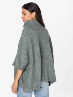 ONLY Ponchos & Kimonos Cape STAY Dames Groen -Winterkledingwinkel Voor Dames bb10e7199b44d40d684ded98ebbb4b6f
