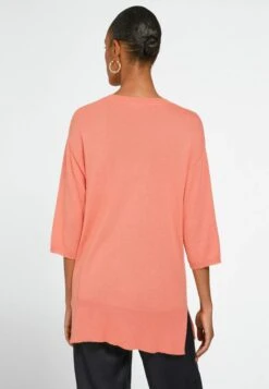 Lange Truien Trui Dames Lichtrood -Winterkledingwinkel Voor Dames bce95f760ae344775ea6d30ee022073e