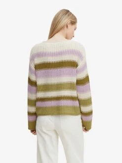 Tom Tailor Fijngebreide Truien Trui Dames Crème / Olijfgroen 12 Tom Tailor Fijngebreide Truien Trui Dames Crème / Olijfgroen -Winterkledingwinkel Voor Dames bd500112756e29620e992b4dc0ac36b2