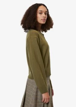 Marc O'Polo Vesten Gebreid Vest Dames Groen 11 Marc O'Polo Vesten Gebreid Vest Dames Groen -Winterkledingwinkel Voor Dames be330c492dee7eeb636009232139dd71