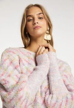 IZIA Oversized Truien Oversized Trui Dames Gemengde Kleuren -Winterkledingwinkel Voor Dames bf18f9309c1df6740e11b14dcd1d25cc