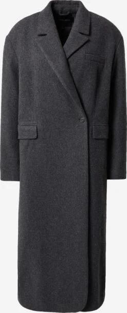 Birgitte Herskind Wollen Mantels Tussenmantel Wanda Dames Grijs Gemêleerd