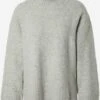 EDITED Oversized Truien Oversized Trui Jella Dames Lichtgrijs -Winterkledingwinkel Voor Dames c117fc38289cc48e9c3d4caaf16be1ad