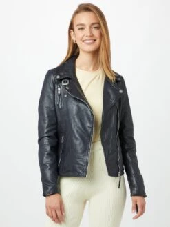 Freaky Nation Leren Jassen Tussenjas Dames Donkerblauw 9 Freaky Nation Leren Jassen Tussenjas Dames Donkerblauw -Winterkledingwinkel Voor Dames c17e7b81005493171c4a84d54732d8fe