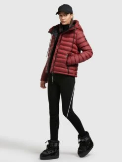 Khujo Winterjassen Winterjas Lona Shine Dames Roestrood -Winterkledingwinkel Voor Dames c19764cca2fa525edfd0348865e3615d