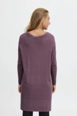 Fransa Lange Truien Trui BLUME Dames Lila -Winterkledingwinkel Voor Dames c1eb9481501cca6968b34ed8db0f9157