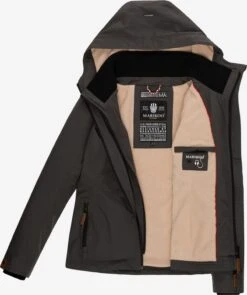 Marikoo Outdoor Jassen Functionele Jas Erdbeere Dames Antraciet -Winterkledingwinkel Voor Dames c287687b6f6c462b01c8d60b6f3f4bde