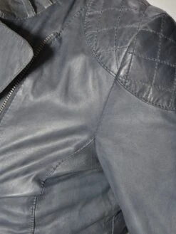 Maze Leren Jassen Tussenjas Dallas Dames Smoky Blue -Winterkledingwinkel Voor Dames c3e0bee09d1eb24a05b35ea3c5c8ed5e