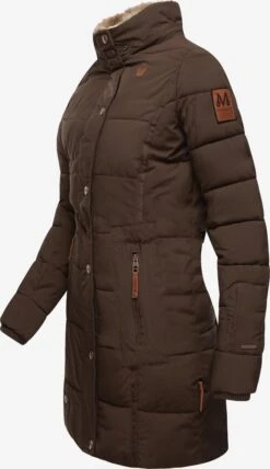 Marikoo Korte Mantels Wintermantel Dames Bruin -Winterkledingwinkel Voor Dames c4d2aede996e99905254bafbca13bc47