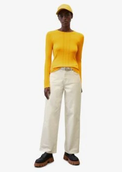 Marc O'Polo Basic Truien Trui Dames Geel 10 Marc O'Polo Basic Truien Trui Dames Geel -Winterkledingwinkel Voor Dames c59718f2f13bf4bb0252d1f7cc7cc049