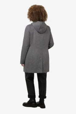 Ulla Popken Duffelcoats Tussenmantel Dames Grijs -Winterkledingwinkel Voor Dames c5a99386c05cbc624d3cd30641527c82