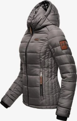 Marikoo Winterjassen Winterjas Lerikaa Dames Donkergrijs -Winterkledingwinkel Voor Dames c71132f7016039a005eee0adf57a7400