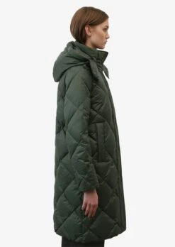 Marc O'Polo Wintermantels Wintermantel Dames Donkergroen -Winterkledingwinkel Voor Dames c78e0353141c8064277968d5439a0e96