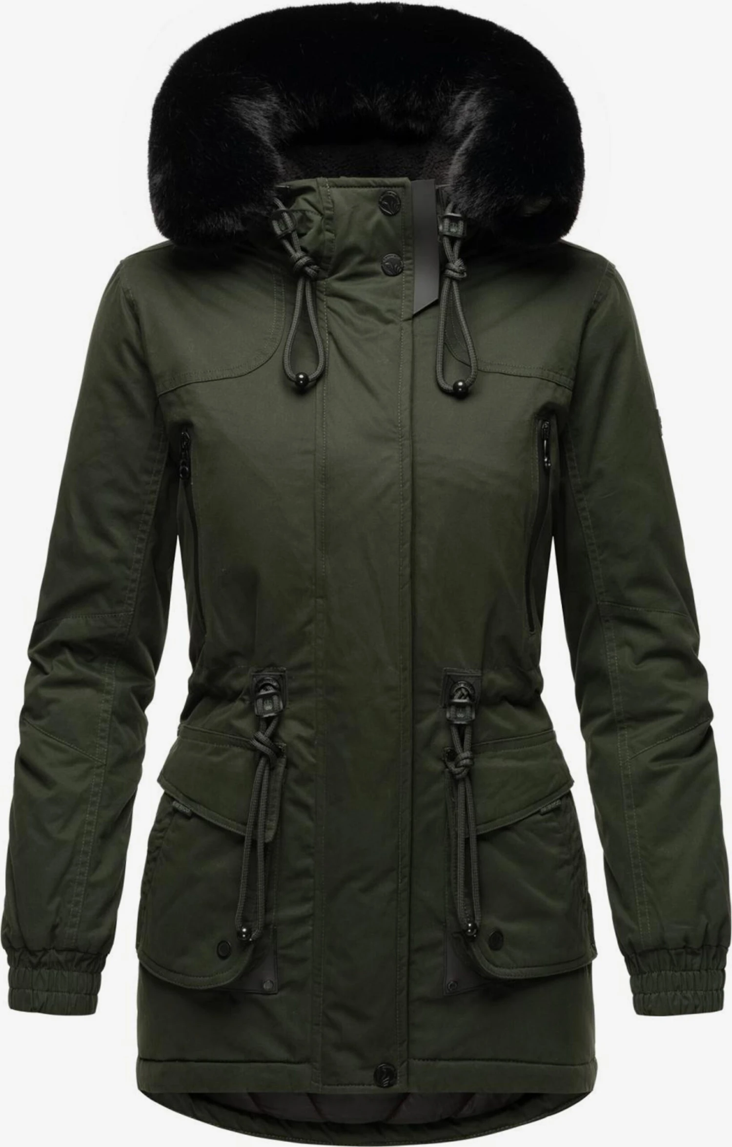 Navahoo Parkas Winterparka Dames Olijfgroen 6 Navahoo Parkas Winterparka Dames Olijfgroen - Afbeelding 4