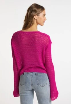 MyMO Vesten Gebreid Vest Dames Pink -Winterkledingwinkel Voor Dames c890703802d6093721041c4dd30d834c