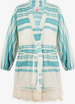 IZIA Ponchos & Kimonos Kimono Dames Blauw