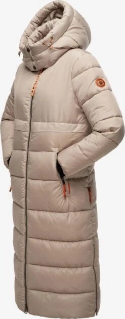 Navahoo Wintermantels Wintermantel Dames Taupe -Winterkledingwinkel Voor Dames c9210ab76c0f6664b0f1ffefcfd49690