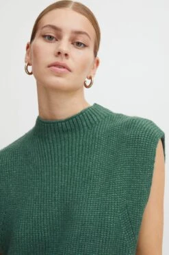 ICHI Truien Zonder Mouwen Trui Dames Groen -Winterkledingwinkel Voor Dames c978c2e27e967e624141c4e3b36515ff