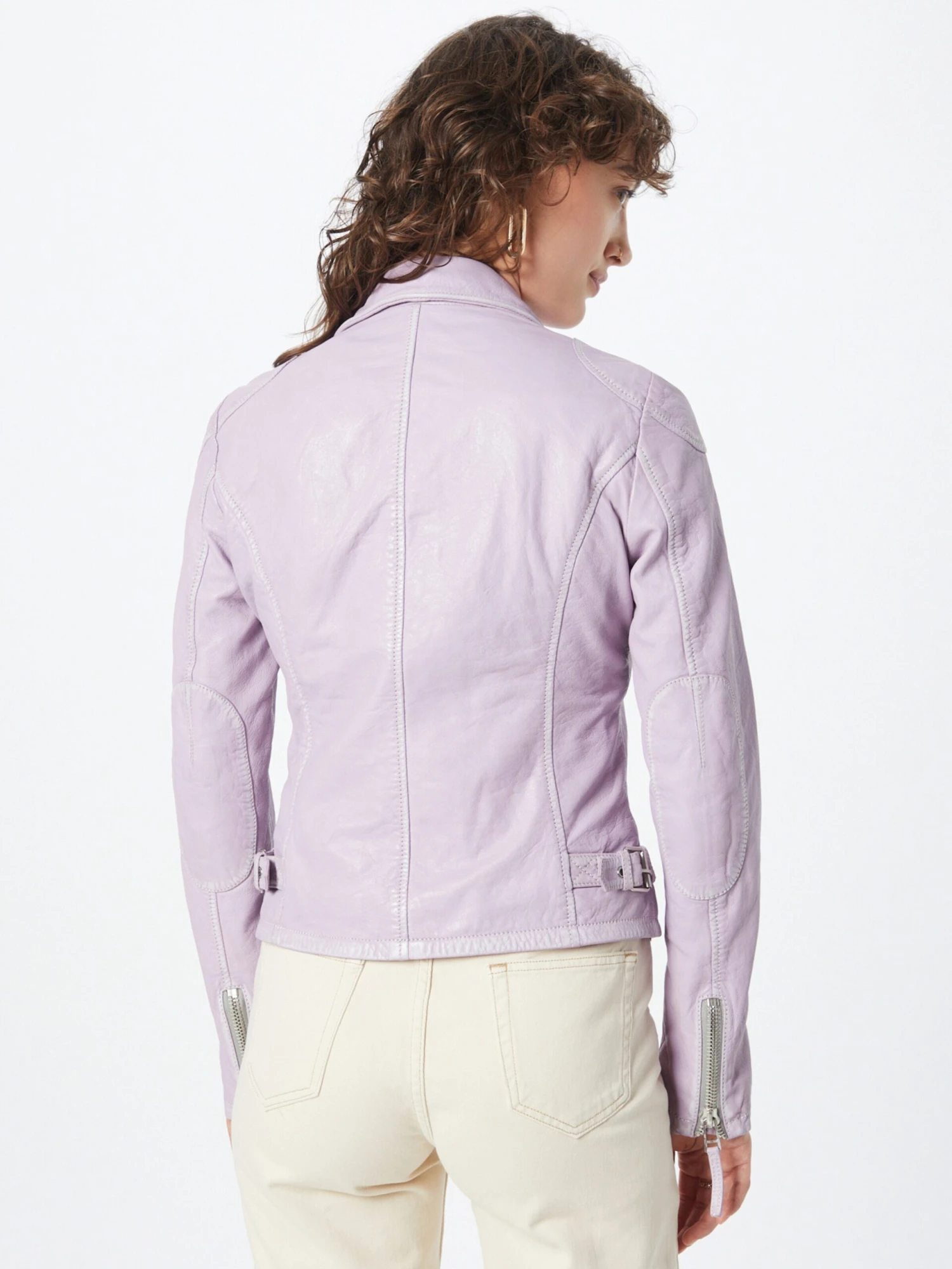 GIPSY Leren Jassen Tussenjas Dames Pastellila 6 GIPSY Leren Jassen Tussenjas Dames Pastellila - Afbeelding 4