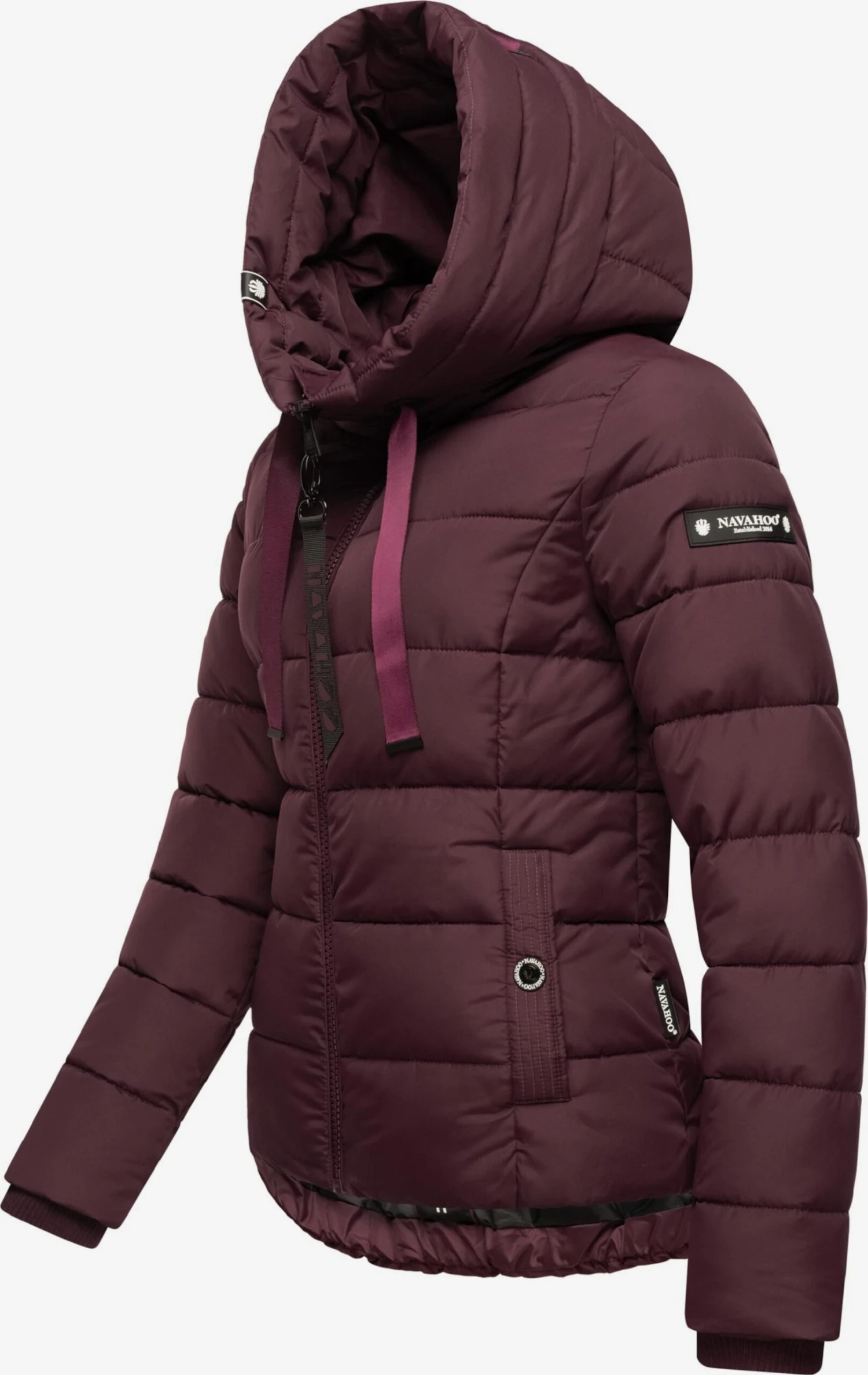 Navahoo Gewatteerde Jassen Winterjas Amayaa Dames Bordeaux 4 Navahoo Gewatteerde Jassen Winterjas Amayaa Dames Bordeaux - Afbeelding 2