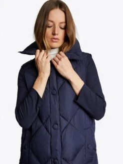Rich&royal Bodywarmers Bodywarmer Dames Donkerblauw -Winterkledingwinkel Voor Dames cb0c071dfabb5f28e13c40f5b1059c89
