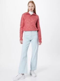 QS By S.Oliver Coltruien Trui Dames Oudroze -Winterkledingwinkel Voor Dames cbf9b608ca2d8175dd9be728710669d9