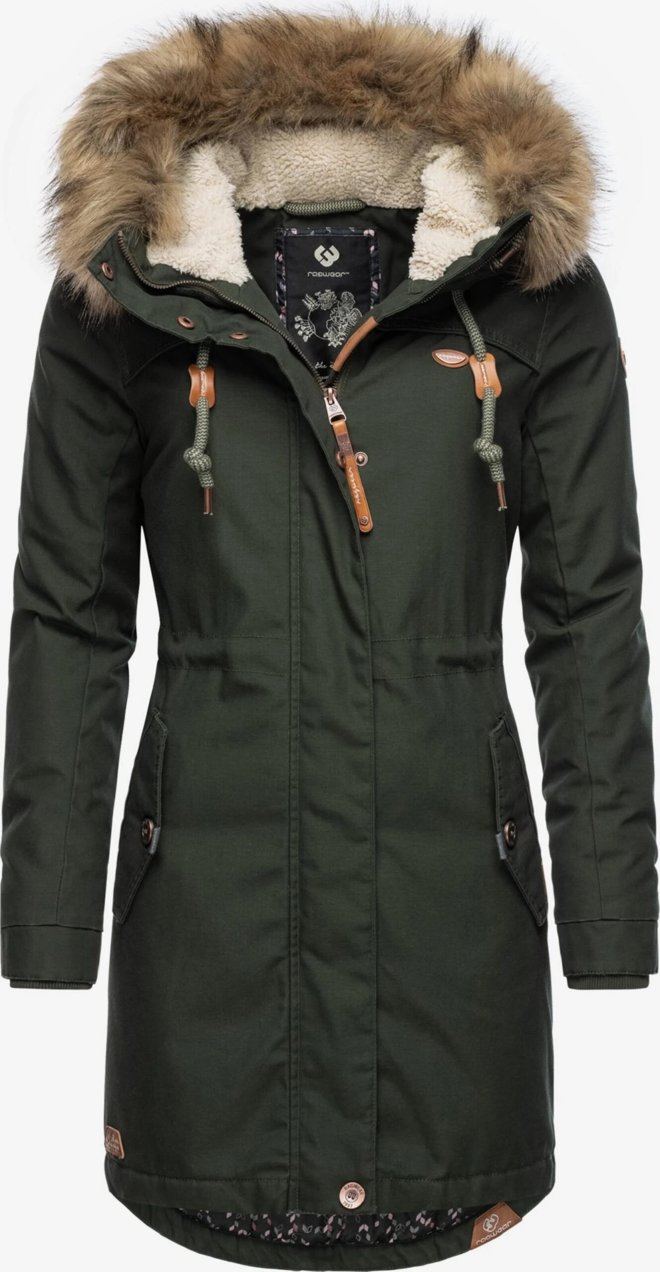 Ragwear Parkas Winterparka Tawny Dames Olijfgroen 3 Ragwear Parkas Winterparka Tawny Dames Olijfgroen