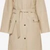 Faina Trenchcoats Tussenmantel Dames Wolwit -Winterkledingwinkel Voor Dames cd7bfc4ce3367978f599019654a458c6