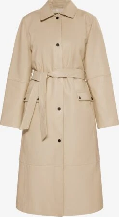 Faina Trenchcoats Tussenmantel Dames Wolwit