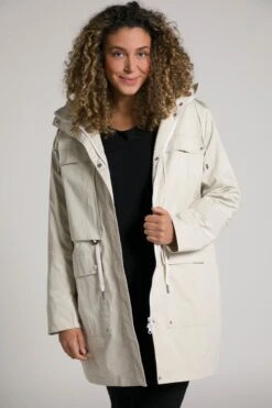 Ulla Popken Outdoor Jassen Functionele Jas Dames Crème -Winterkledingwinkel Voor Dames d0f7e6fd07d986cdd4ffd8e5f7bde932