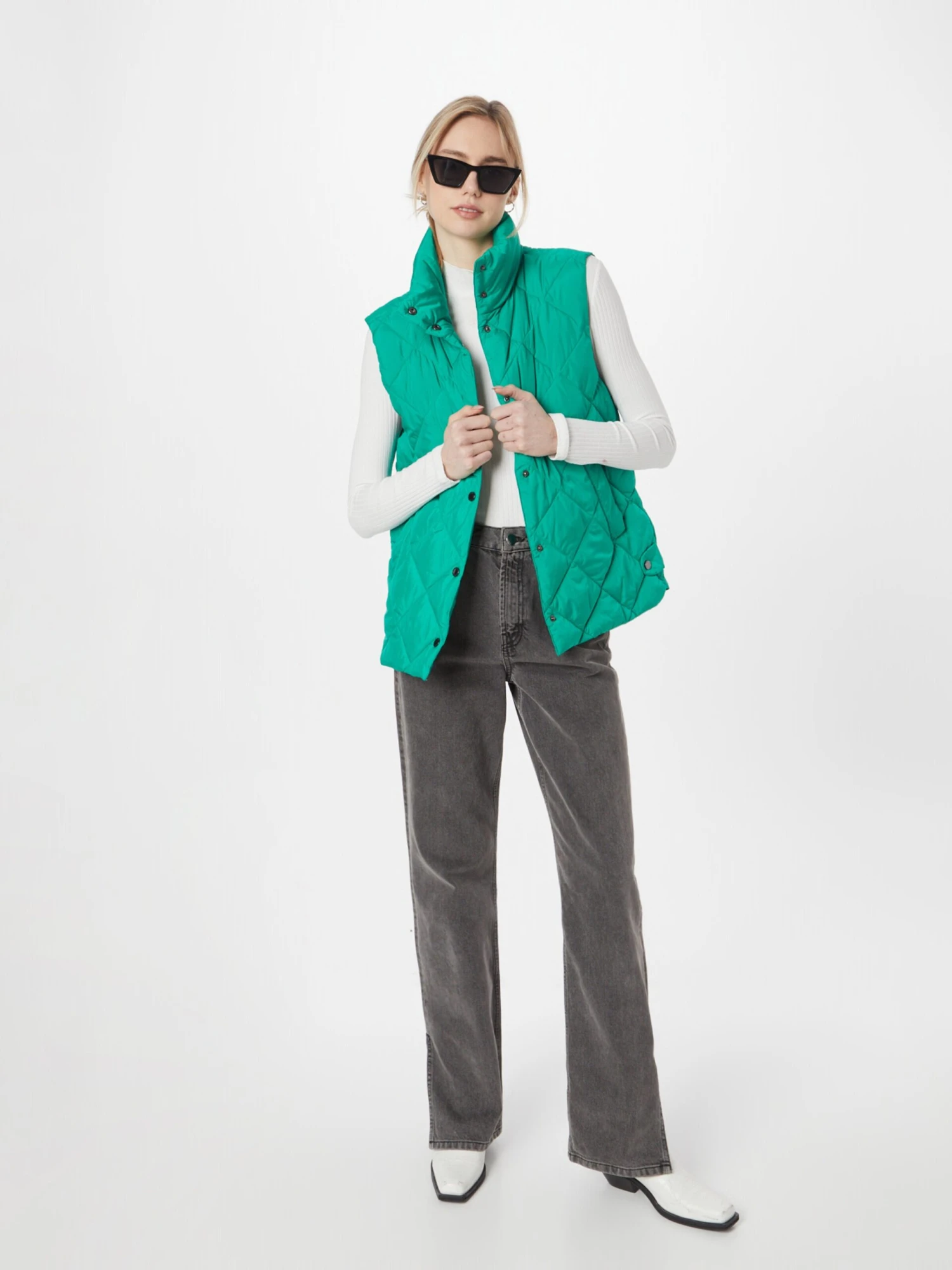 FREEQUENT Bodywarmers Bodywarmer OLGA Dames Groen 7 FREEQUENT Bodywarmers Bodywarmer OLGA Dames Groen - Afbeelding 5