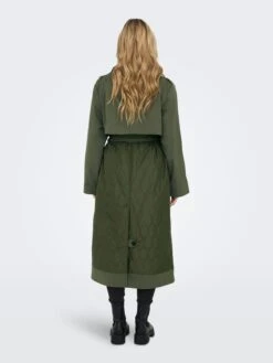 ONLY Trenchcoats Tussenmantel Dames Groen -Winterkledingwinkel Voor Dames d1a52b8e7715bb1cadf50dc8699a2059