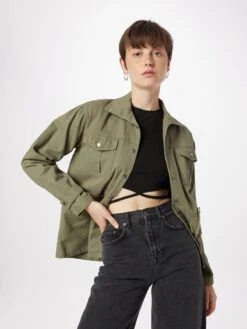 Dorothy Perkins Spijkerjasjes Tussenjas Dames Kaki -Winterkledingwinkel Voor Dames d245023141aec8506d669cb9e569c2b9