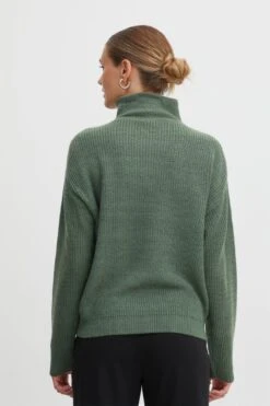 ICHI Coltruien Trui NOVO Dames Groen -Winterkledingwinkel Voor Dames d2657e0d24c3068811ecd792a3cc3007